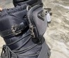Женские луноходы Prada 2023 черные с накладным карманом