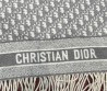 Кашемировый шарф Christian Dior 2023 свело-серый