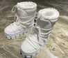 Женские текстильные луноходы Prada 2023 белые