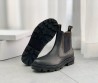 Женские кожаные ботинки Celine 2023 черные
