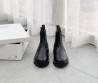 Женские кожаные ботинки Celine 2023 черные