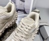 Женские комбинированные кроссовки Balenciaga 2023 бежевые