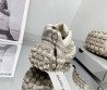Женские комбинированные кроссовки Balenciaga 2023 бежевые