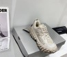 Женские комбинированные кроссовки Balenciaga 2023 бежевые