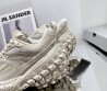 Женские комбинированные кроссовки Balenciaga 2023 бежевые