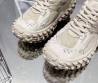 Женские комбинированные кроссовки Balenciaga 2023 бежевые