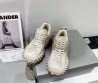 Женские комбинированные кроссовки Balenciaga 2023 бежевые