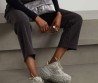 Женские комбинированные кроссовки Balenciaga 2023 бежевые