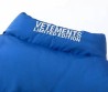 Мужской пуховик Vetements 2023 синий