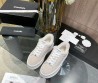 Женские замшевые кроссовки Chanel 2023 молочные с мехом