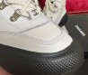 Женские комбинированные ботинки Chanel 2023 белые