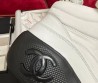 Женские комбинированные ботинки Chanel 2023 белые