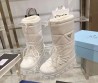 Женские луноходы Prada 2023 белые