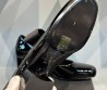Женские кожаные туфли Chanel 2023 черные лакированные с бантом