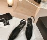 Женские туфли Chanel 2024 черные лакированные