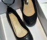 Женские кожаные балетки с ремешком Christian Dior 2023 черные