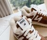 Женские замшевые кроссовки New Balance x Miu Miu 2023 коричневые