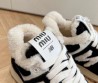 Женские замшевые кроссовки New Balance x Miu Miu 2023 черные