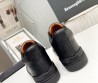 Мужские высокие кожаные кеды Ermenegildo Zegna 2024 черные