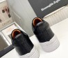 Мужские высокие комбинированные кеды Ermenegildo Zegna 2024 черные