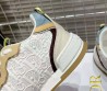 Женские комбинированные кроссовки Christian Dior 2023 бежевые с желтым