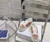 Женские комбинированные кроссовки Christian Dior 2023 бежевые с зеленым