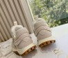 Женские замшевые кроссовки Christian Dior 2024 светло-серые с бахромой