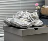 Женские комбинированные кроссовки Balenciaga 2023 серые