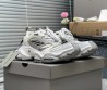 Женские комбинированные кроссовки Balenciaga 2023 серые