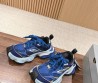 Женские комбинированные кроссовки Balenciaga 2023 синие