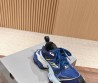 Женские комбинированные кроссовки Balenciaga 2023 синие