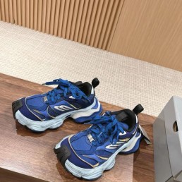 Женские комбинированные кроссовки Balenciaga 2023 синие