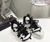 Мужские кожаные кроссовки Dolce & Gabbana 2024 белые с черным