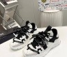 Мужские кожаные кроссовки Dolce & Gabbana 2024 белые с черным