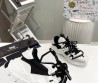 Мужские кожаные кроссовки Dolce & Gabbana 2024 белые с черным