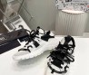 Мужские кожаные кроссовки Dolce & Gabbana 2024 белые с черным