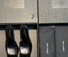 Женские лакированные туфли Saint Laurent 2023 черные