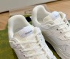 Женские кожаные кроссовки Gucci 2024 белые с перфорацией