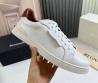 Мужские кожаные кроссовки Ermenegildo Zegna 2024 белые