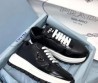 Женские кожаные кроссовки Prada 2024 черные