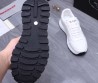 Женские кожаные кроссовки Prada 2024 белые