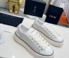 Женские комбинированные кеды Christian Dior 2023 белые с серым