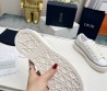 Женские комбинированные кеды Christian Dior 2023 белые с серым