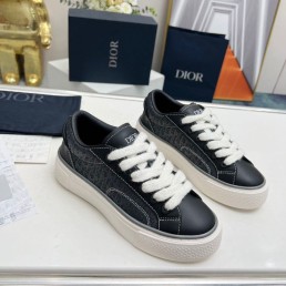 Женские комбинированные кеды Christian Dior 2023 черные