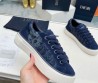 Женские комбинированные кеды Christian Dior 2023 синие