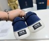 Женские комбинированные кеды Christian Dior 2023 синие