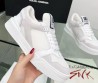 Женские комбинированные кроссовки Dolce & Gabbana 2023 белые с серым