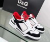 Женские комбинированные кроссовки Dolce & Gabbana 2023 белые с черным