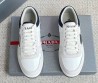 Мужские комбинированные кроссовки Prada 2024 белые с серым
