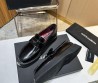 Мужские кожаные лоферы Dolce & Gabbana 2024 черные глянцевые